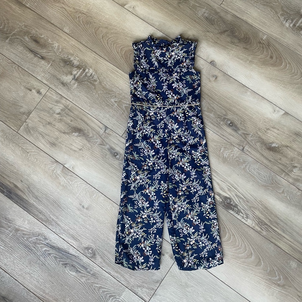 Janie and Jack Floral Jumpsuit